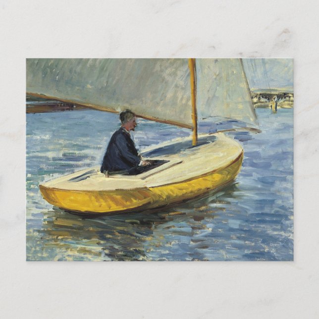 Gustave Caillebotte - The Yellow Boat Postcard (Front)