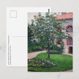 Gustave Caillebotte - Trees in Blossom Postcard