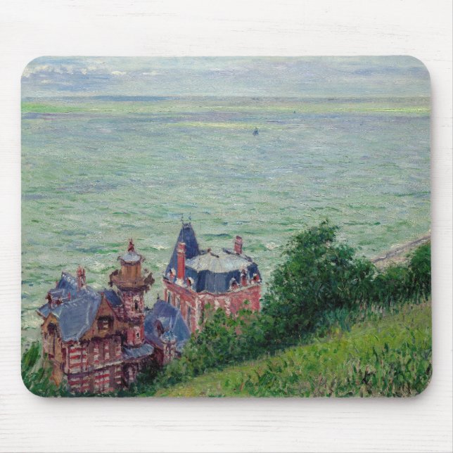 Gustave Caillebotte - Villas at Trouville Mouse Pad (Front)
