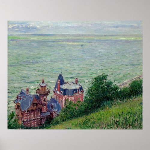 Gustave Caillebotte _ Villas at Trouville Poster