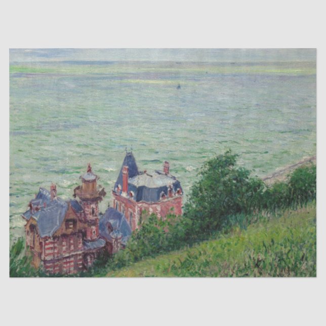 Gustave Caillebotte - Villas at Trouville Tissue Paper (Front)