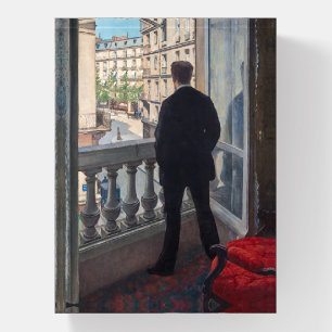 Gustave Caillebotte - Young Man at His Window Paperweight