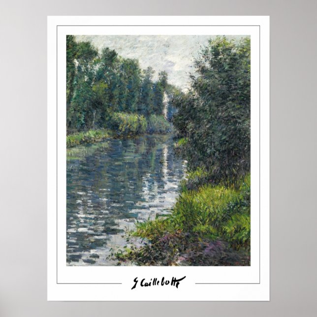 Gustave Caillebotte Zedign Art Poster #138 (Front)