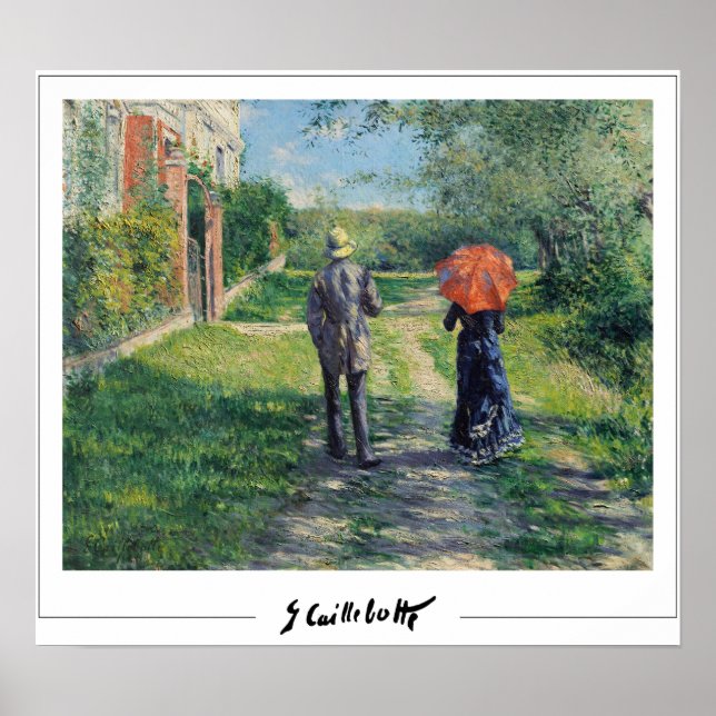 Gustave Caillebotte Zedign Art Poster #14 (Front)