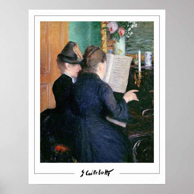 Gustave Caillebotte Zedign Art Poster #207 (Front)