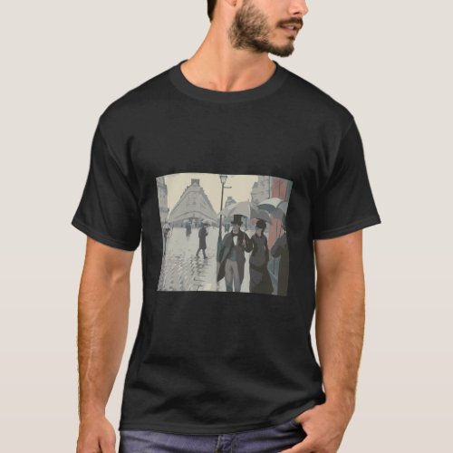 Gustave CaillebotteS Paris Street Rainy Day T_Shirt