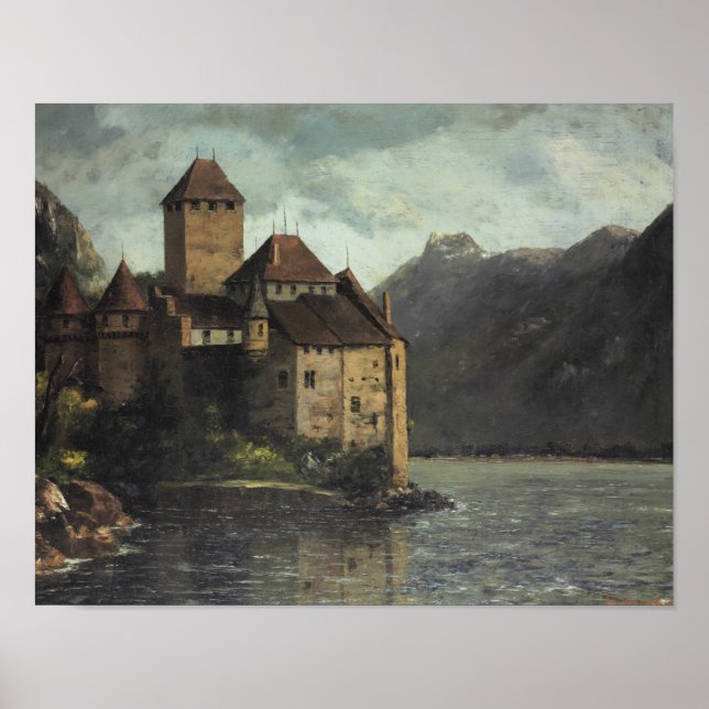 Gustave Courbet - Chillon Castle Poster (Front)