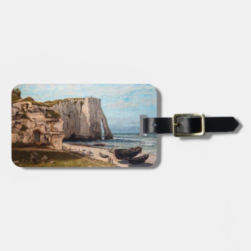 Gustave Courbet _ Cliffs at Etretat after Storm Luggage Tag