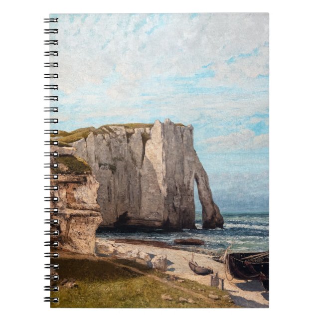 Gustave Courbet - Cliffs at Etretat after Storm Notebook (Front)