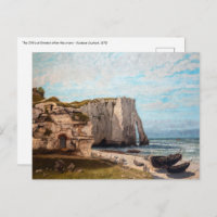 Gustave Courbet - Cliffs at Etretat after Storm