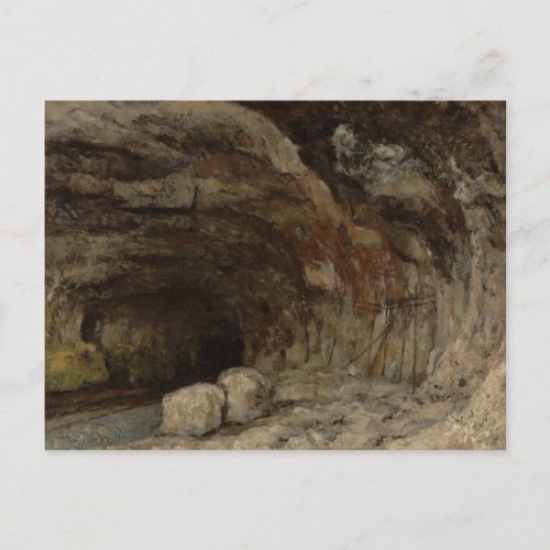 Gustave Courbet _ Grotto of Sarrazine Postcard
