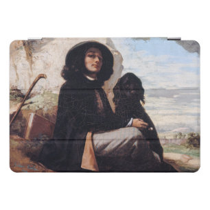 Gustave Courbet - Self-Portrait with a Black Dog iPad Pro Cover