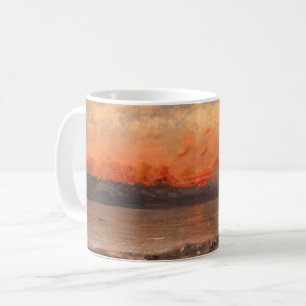 Gustave Courbet - Sunset Coffee Mug