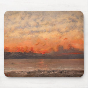 Gustave Courbet - Sunset Mouse Pad
