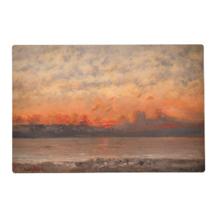 Gustave Courbet - Sunset Placemat