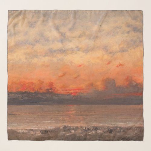 Gustave Courbet _ Sunset Scarf