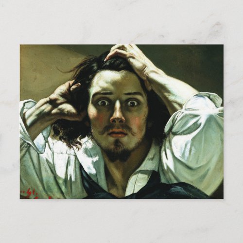 Gustave Courbet _ The Desperate Man Postcard