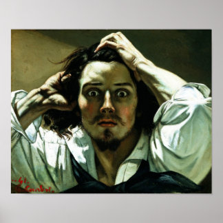 Gustave Courbet - The Desperate Man Poster