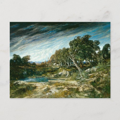 Gustave Courbet _ The Gust of Wind Postcard