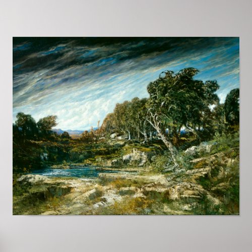 Gustave Courbet _ The Gust of Wind Poster