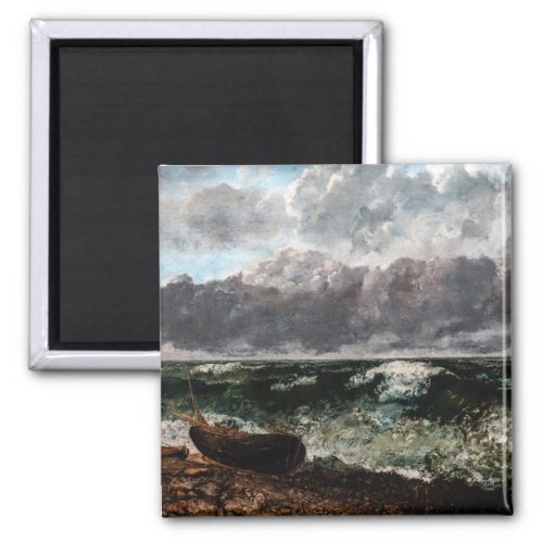 Gustave Courbet _ The Stormy Sea  The Wave Magnet