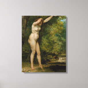 Gustave Courbet   The Young Bather Canvas Print