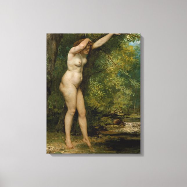 Gustave Courbet | The Young Bather Canvas Print (Front)