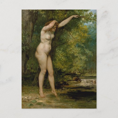 Gustave Courbet  The Young Bather Postcard