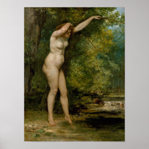Gustave Courbet   The Young Bather Poster