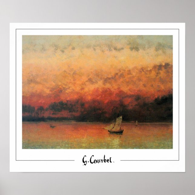 Gustave Courbet Zedign Art Poster #128-2 (Front)