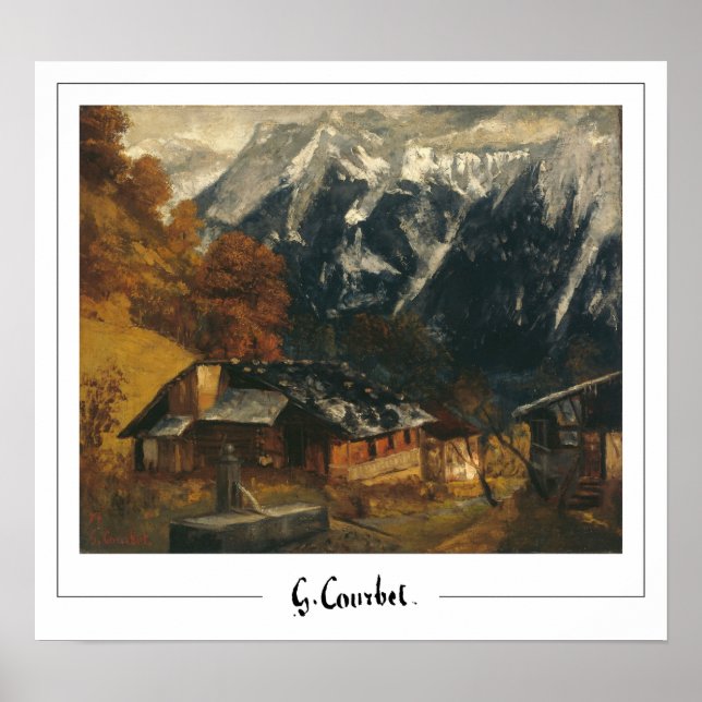 Gustave Courbet Zedign Art Poster #261-2 (Front)