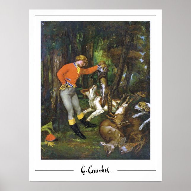 Gustave Courbet Zedign Art Poster #302-2 (Front)