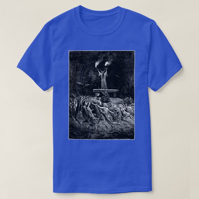 Gustave Dor dancing on the Sabbath T-Shirt (Design Front)