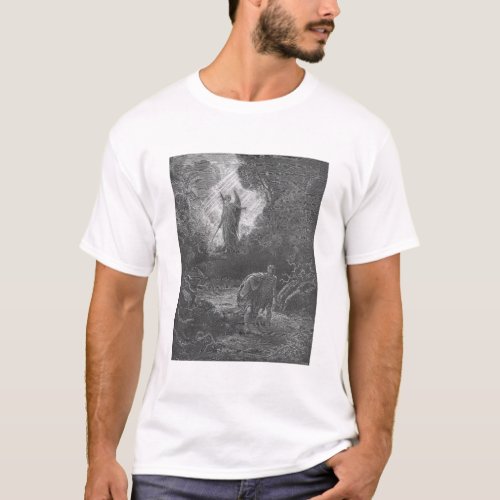 Gustave Dore Adam and Eve Driven out of Eden T_Shirt