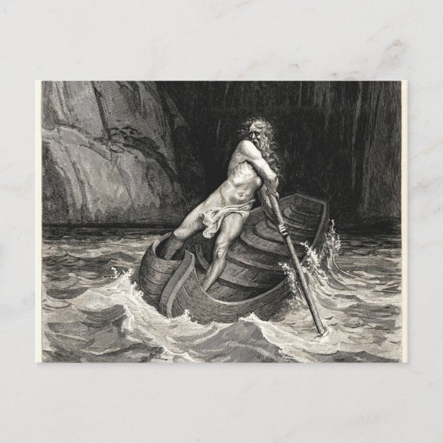 Gustave Dore - Dante Alighieri - Inferno Postcard (Front)