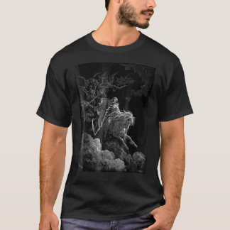 Gustave Dore Death On The Pale Horse Art Print T-Shirt