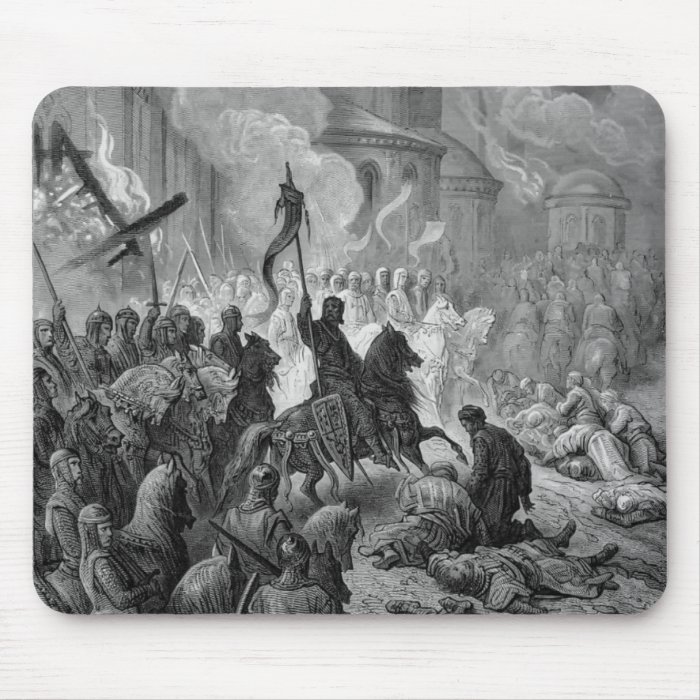 Gustave Dore Entry of Crusaders in Constantinople Mouse Pads