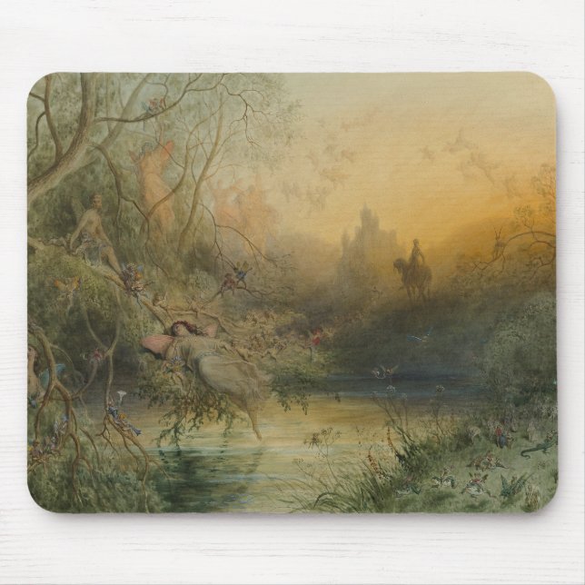Gustave Dore - Fairy Land Mouse Pad (Front)
