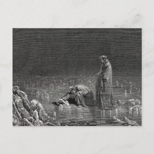 Gustave Dore Inferno Postcard
