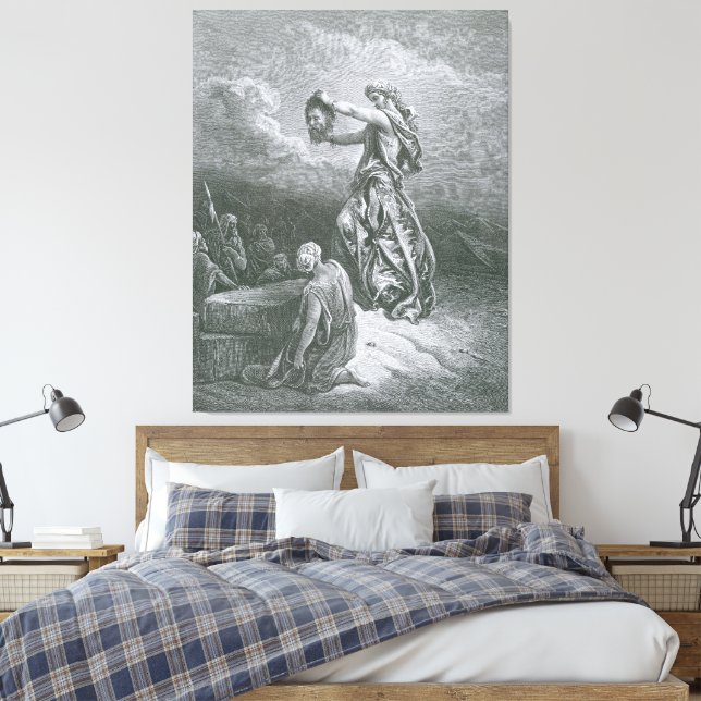 Gustave Doré - Judith and Holofernes Canvas Print (Insitu(Bedroom))