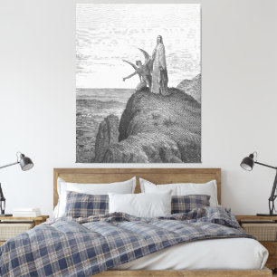 Gustave Doré - Luke 4A The Temptation of Jesus Canvas Print