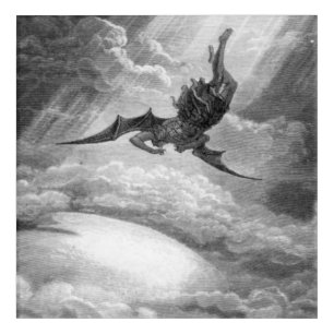 Gustave Dore Satan From Paradise Lost By John Milt Acrylic Print