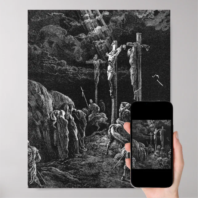 Gustave Dore The Crucifixion From La Grande Bible Poster Zazzle