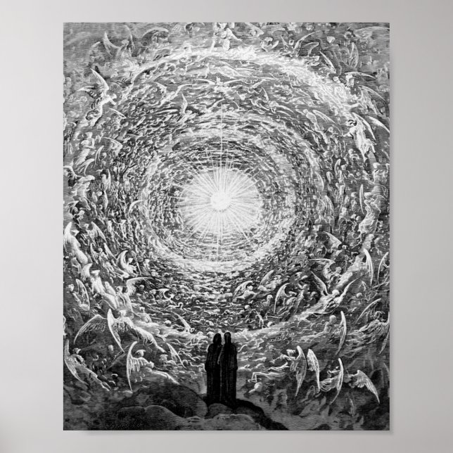 Gustave Dore - ( The White Rose ) Vision Empyrean Poster (Front)
