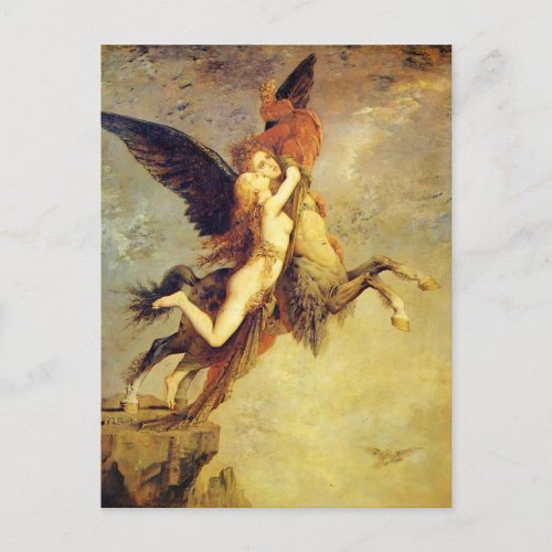 Gustave Moreau The Chimera Postcard