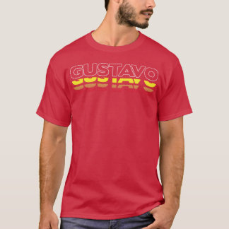 Gustavo First Name Funny Vintage Sunset Gustavo fu T-Shirt