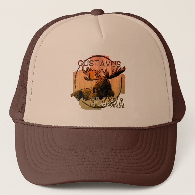 Gustavus Alaska orange moose hat (Front)