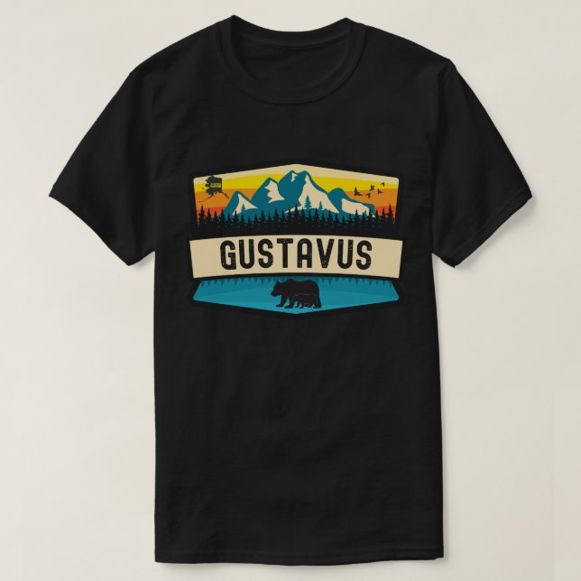 Gustavus, Alaska T-Shirt (Design Front)