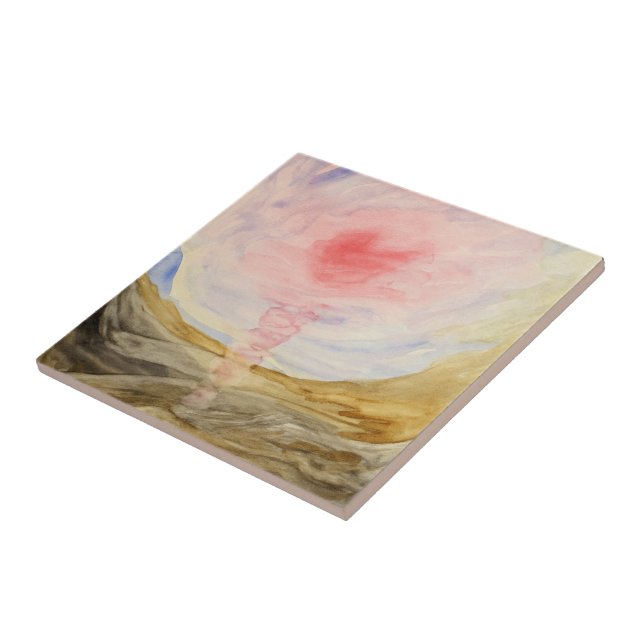 Gusten in the Underworld by Hilma af Klint Ceramic Tile (Side)