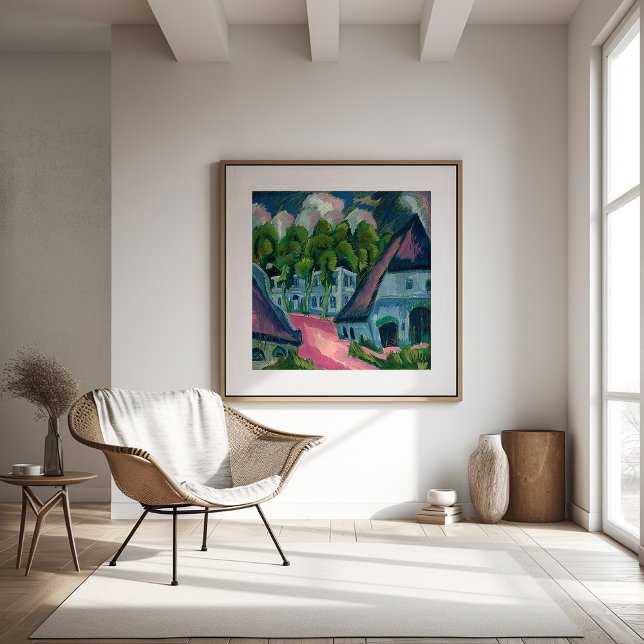 Gut Staberhof III | Ernst Ludwig Kirchner Framed Art (Creator Uploaded)